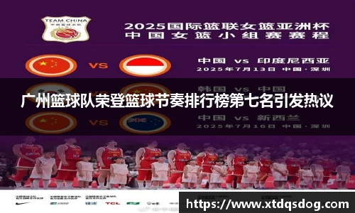 广州篮球队荣登篮球节奏排行榜第七名引发热议